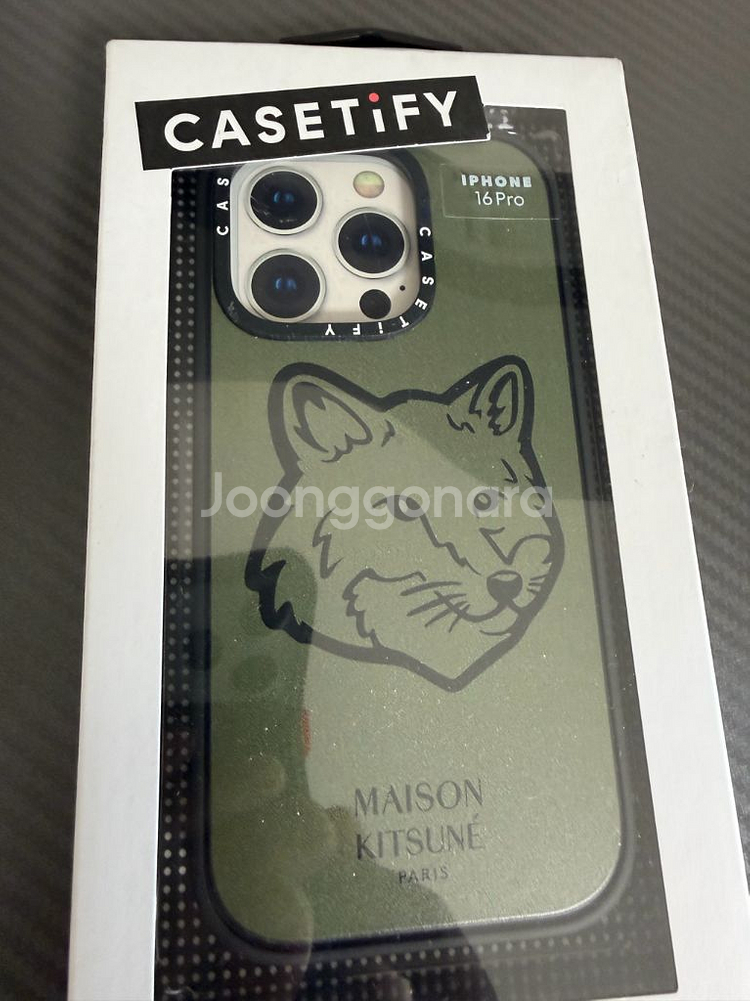 케이스티파이 메종키츠네 한정판 케이스 아이폰16프로용--0