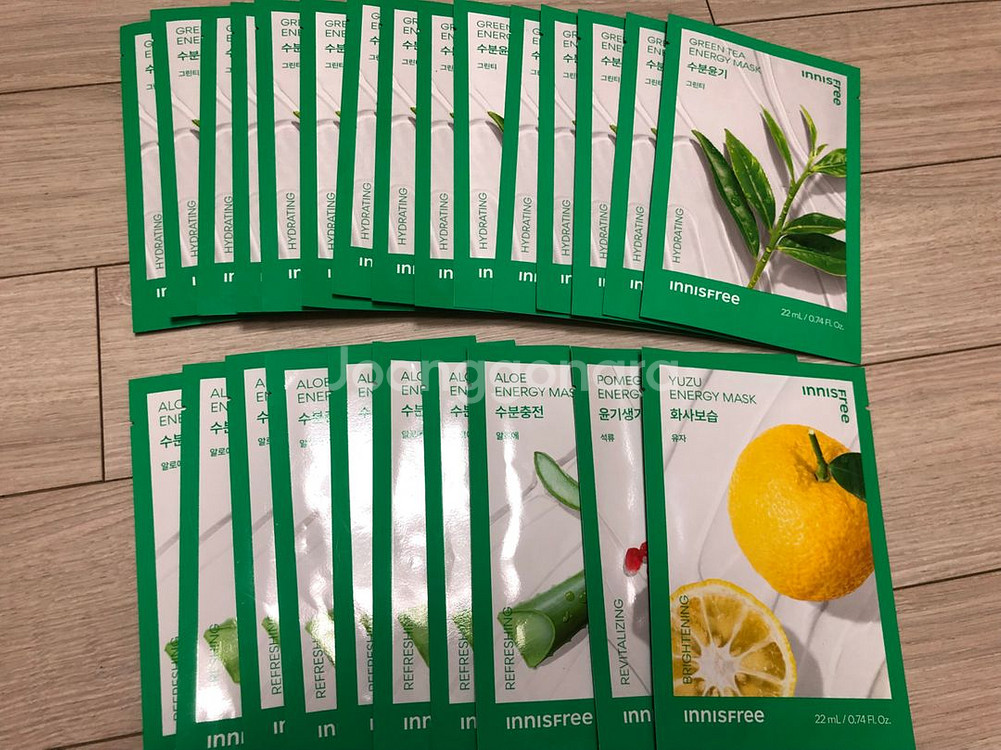 (새상품)이니스프리 마스크팩 25장--0