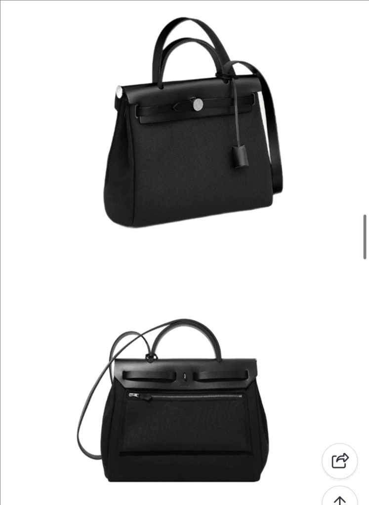 미개봉새상품 선물포장 에르메스 에르백 31 올블랙 누아 은장--1