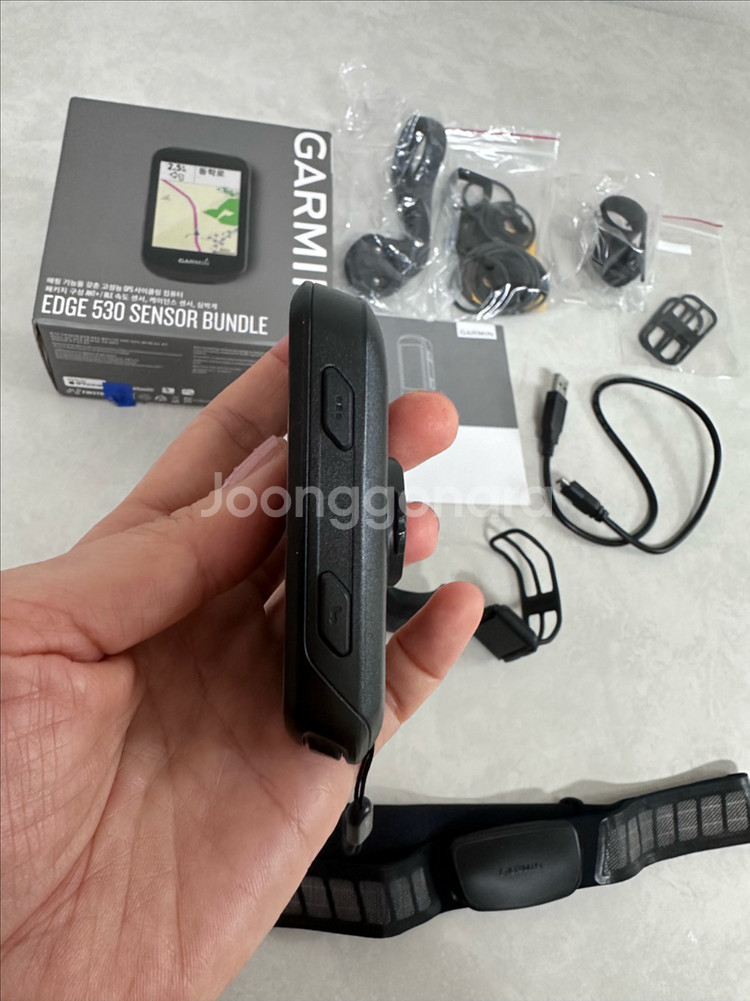 가민 엣지 530 센서 번들 풀박스(상태 거의새것)--6