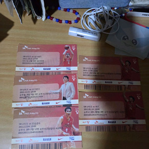 sk나이츠 11-13시즌 지류티켓