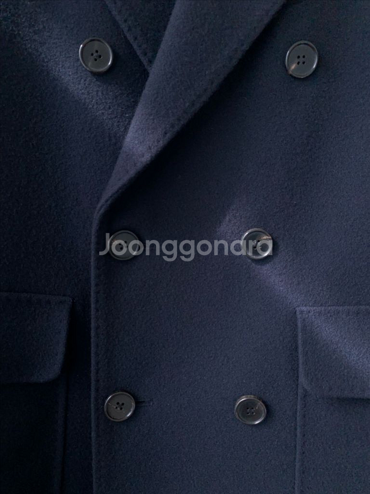 커스텀멜로우 더블코트 다크네이비--11
