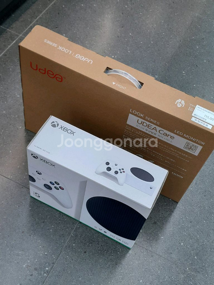 엑스박스시리즈s + 유디아모니터 24인치--0