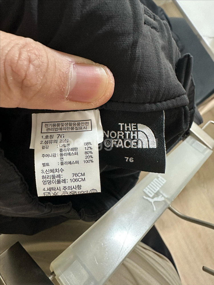 노스페이스 베스파 카고팬츠 등산바지 블랙 새제품--4