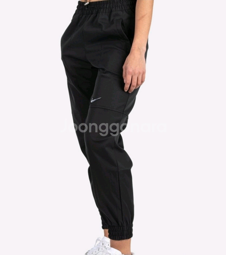 (M) 나이키 우븐 스우시 밴딩 조거 팬츠--2