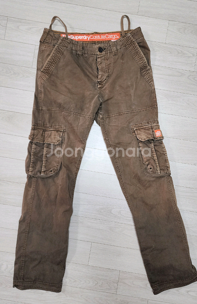 슈퍼드라이 코어라이트 카고바지--0