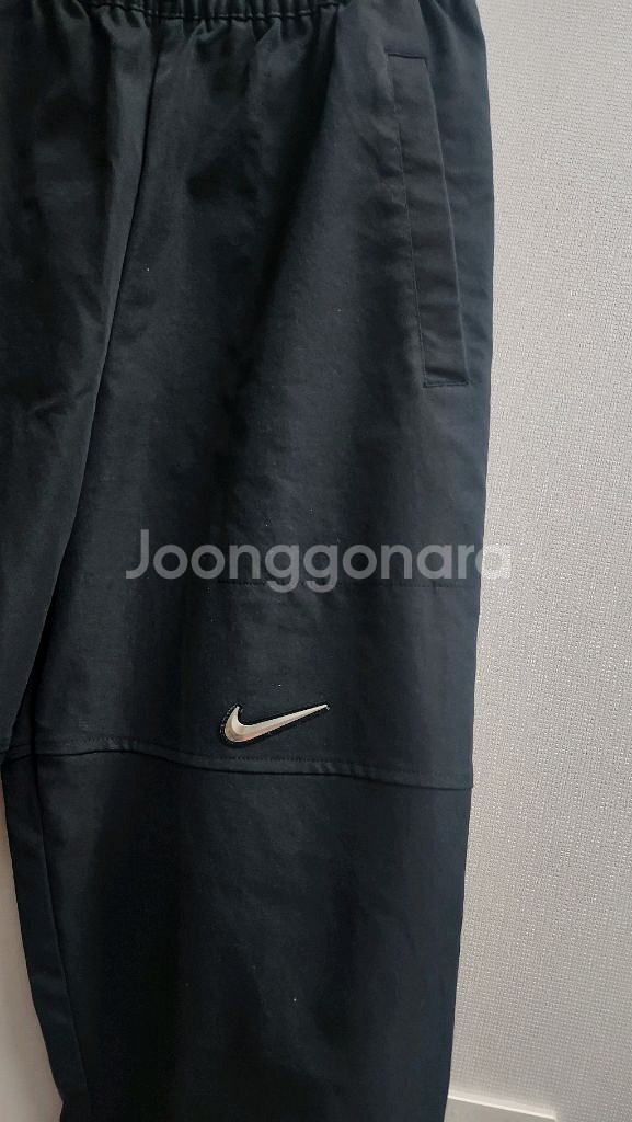 (M) 나이키 우븐 스우시 밴딩 조거 팬츠--6