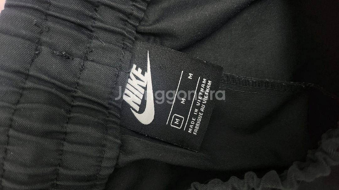 (M) 나이키 우븐 스우시 밴딩 조거 팬츠--8
