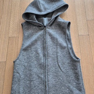 씨씨콜렉트 편안한핏의 도톰 후드 롱베스트,상태굿인제품