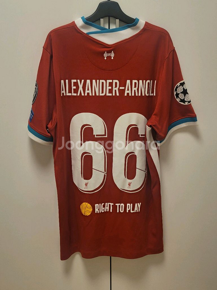 리버풀 20-21 홈 챔스 알렉산더 아놀드 유니폼 급처--0