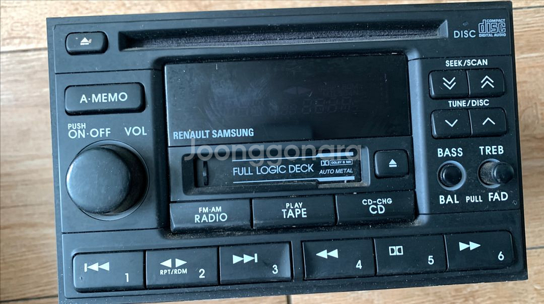 르노 sm3 av시스템 오디오 공조기 중고 판매--0