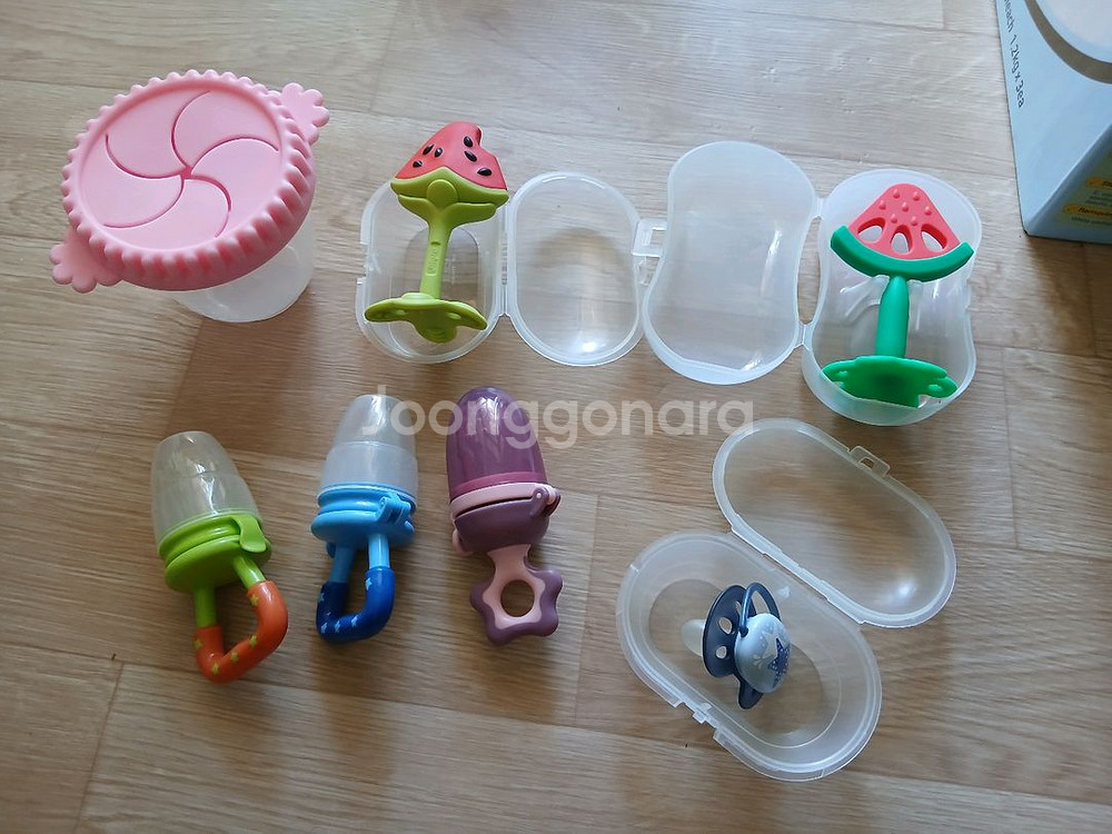 치발기, 간식통,공갈젖꼭지,과즙망--0