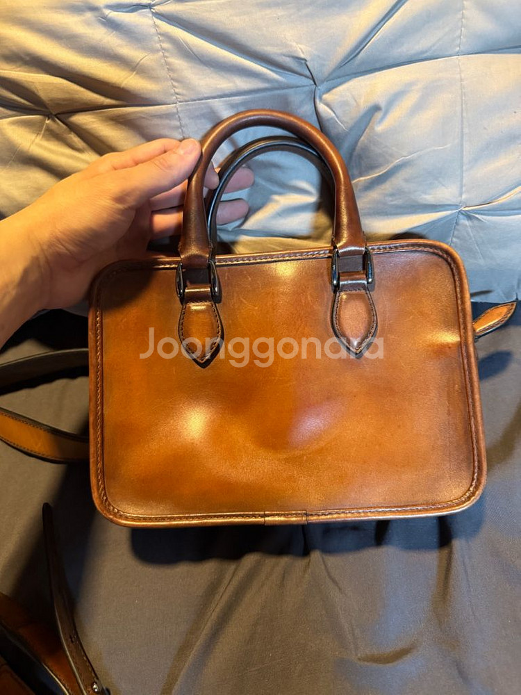 벨루티 앙주르 걸리버 레더 브리프케이스(클러치)--2