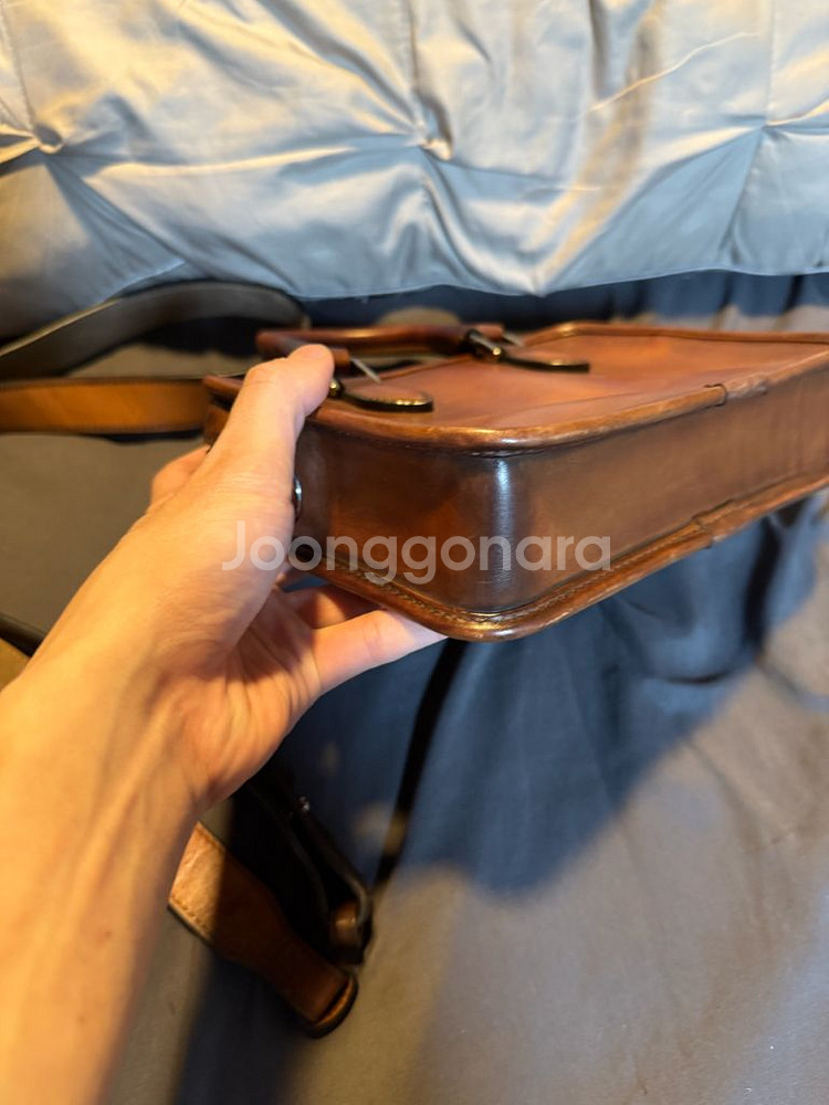 벨루티 앙주르 걸리버 레더 브리프케이스(클러치)--3