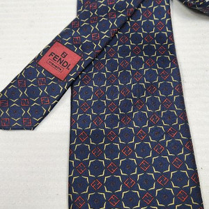 FENDI 펜디 FF 로고 실크넥타이