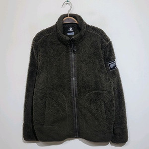 (100) 블랙야크 플리스 점퍼 진카키 뽀글이 후리스 자켓