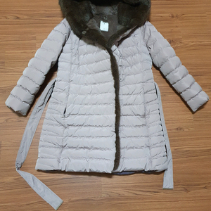 샤트렌 모피 다운패딩 롱패딩 보브 코트 라쿤 트렌치 안