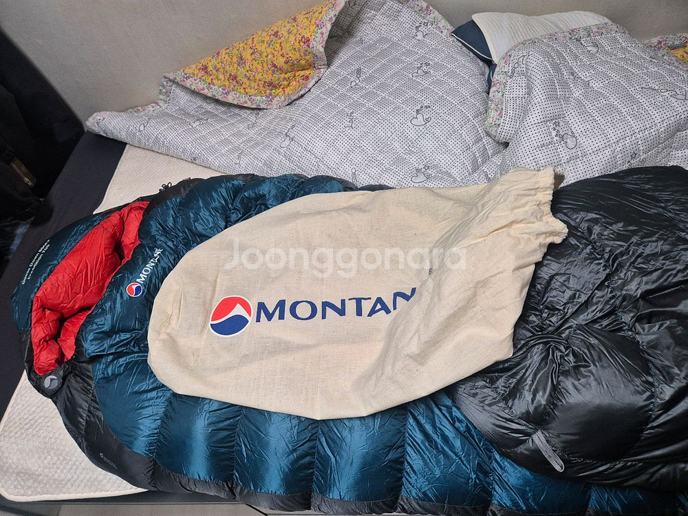 몽테인 익스페디션 700 구스타운 800F 캠핑침낭--3