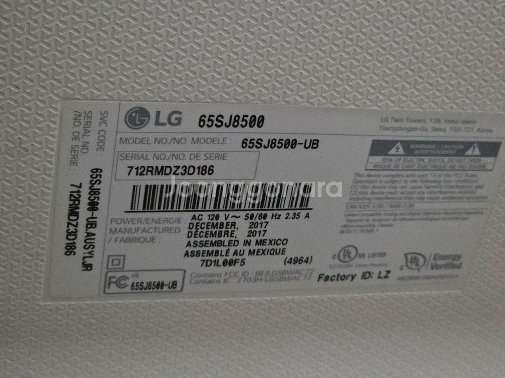LG 65SJ8500 65인치 4k TV--1