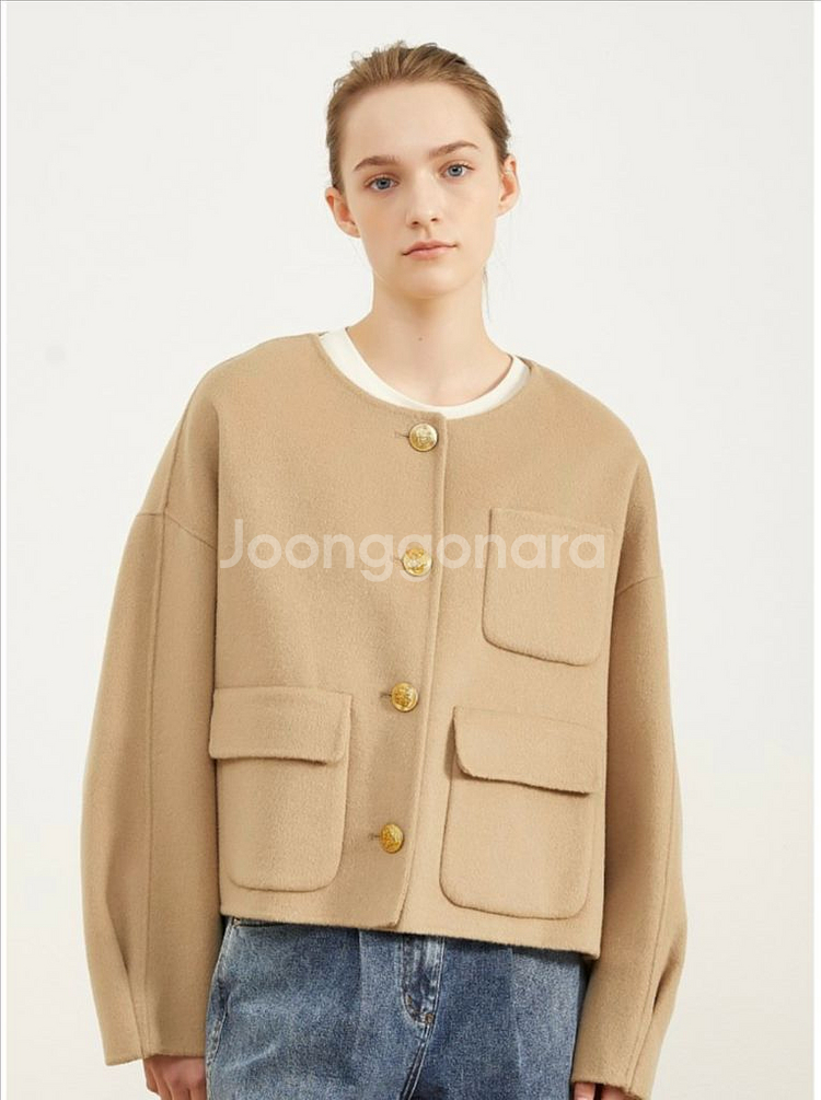 지컷 울 캐시미어 자켓(새상품)--0