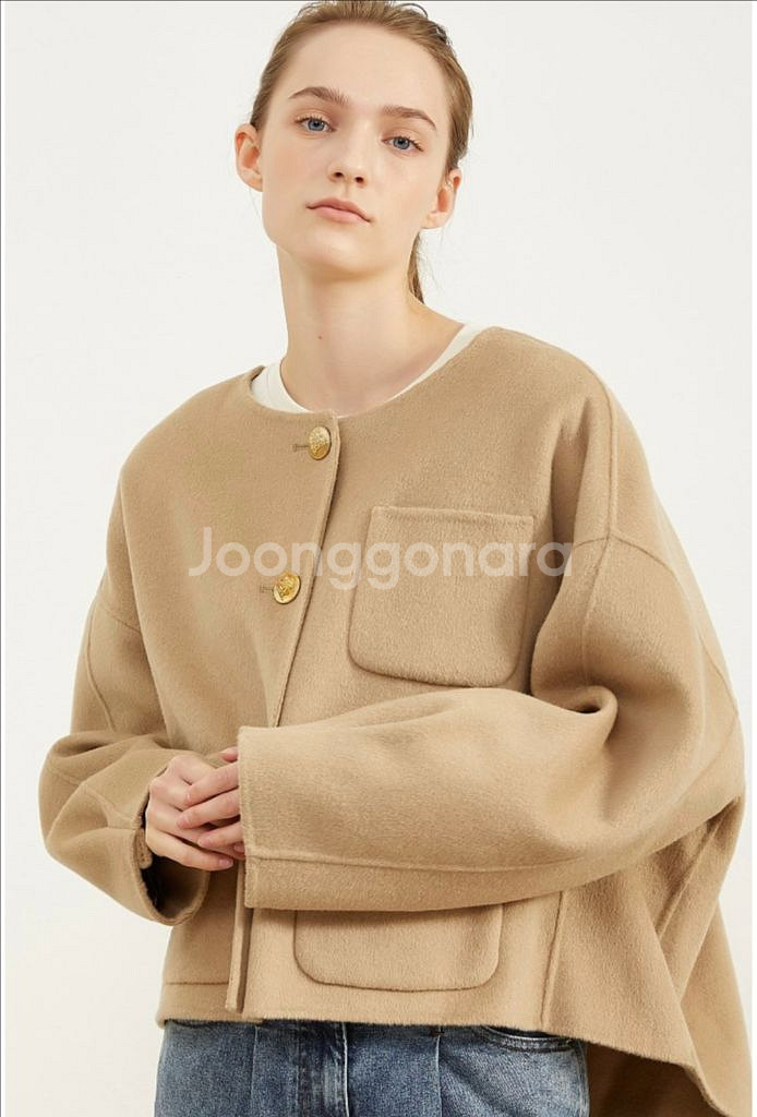 지컷 울 캐시미어 자켓(새상품)--2