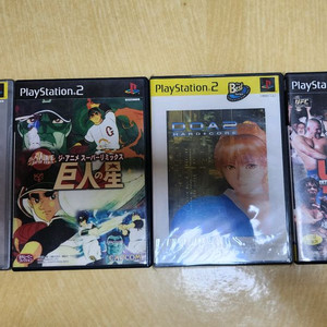 PS2 DOA 미개봉과 우리모두의 골프 UFC 및 거인의성 야구 총 4종세트