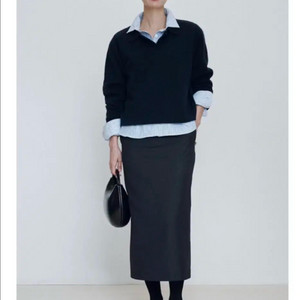 얼바닉30 밀라니스 스커트 차콜 M