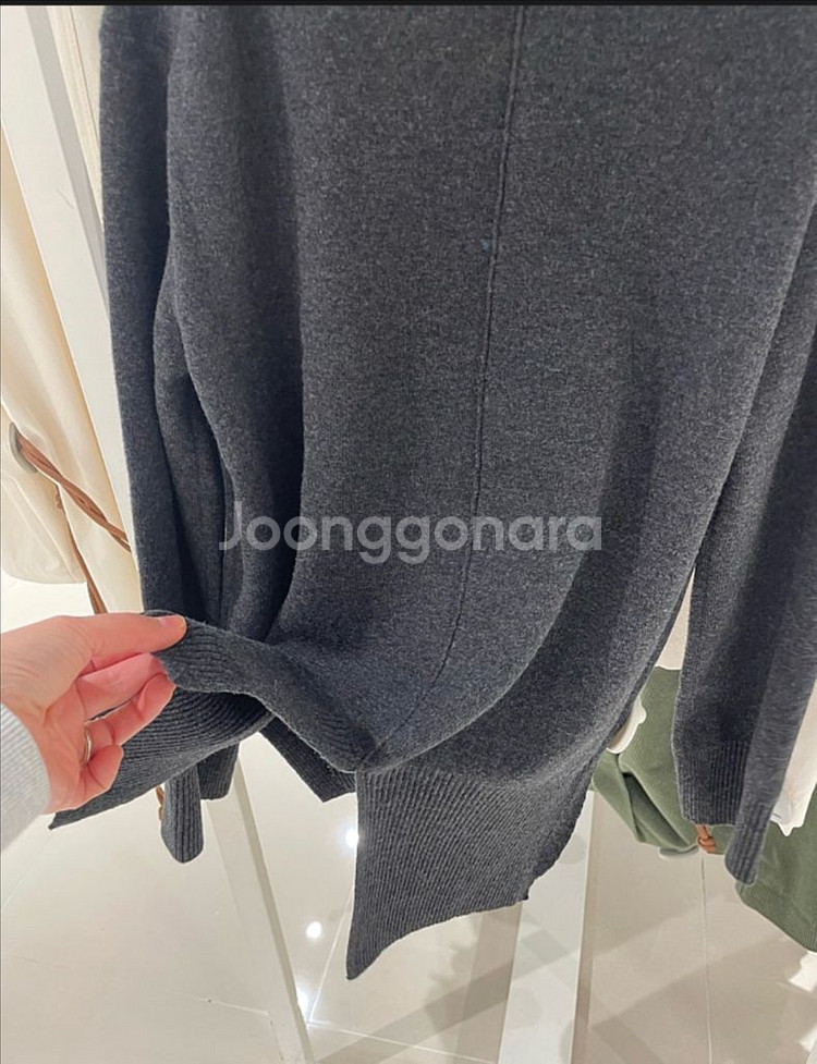 시스템 양모 레터링스웨터--5