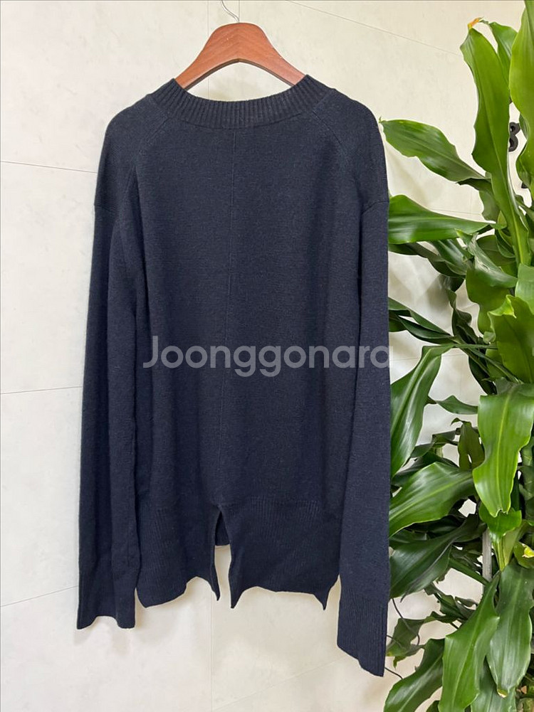 시스템 양모 레터링스웨터--3