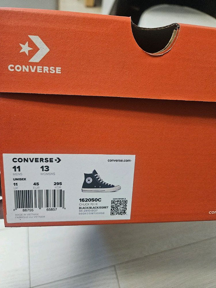 컨버스 척70클래식 하이 162050c 295 팝니다--1