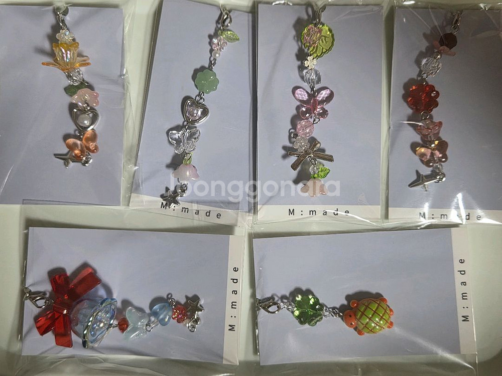 비즈키링 세트--1