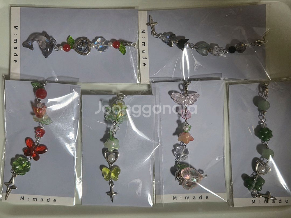 비즈키링 세트--0