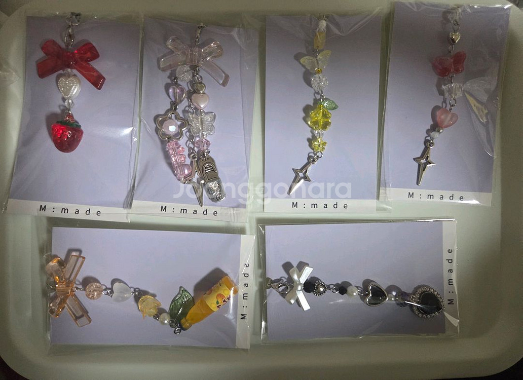 비즈키링 세트--3