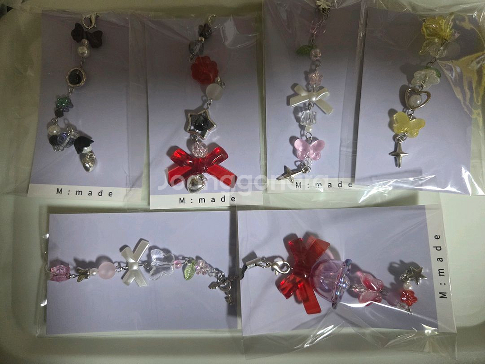 비즈키링 세트--6