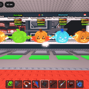 브레인롯즈 훔치기 할로윈럭블 17개