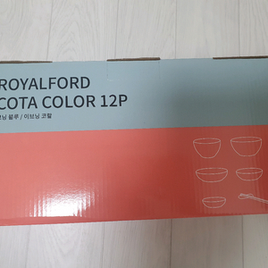 코탈 컬러 12P 식기세트