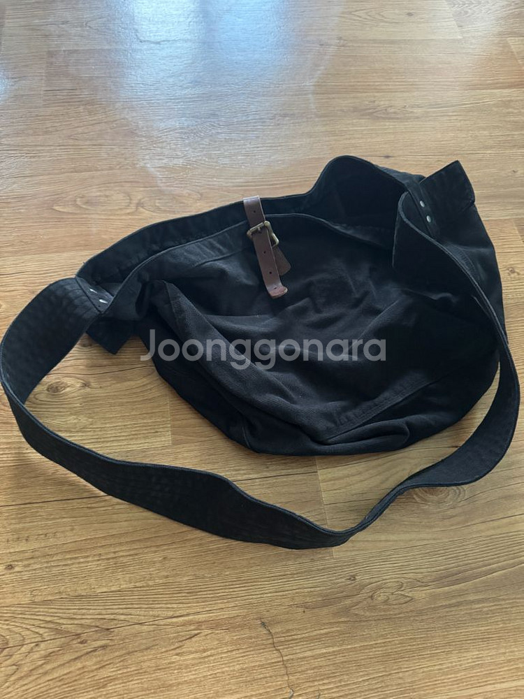 아트이프액츠 Garment Dyed Newsboy Bag_Black--0