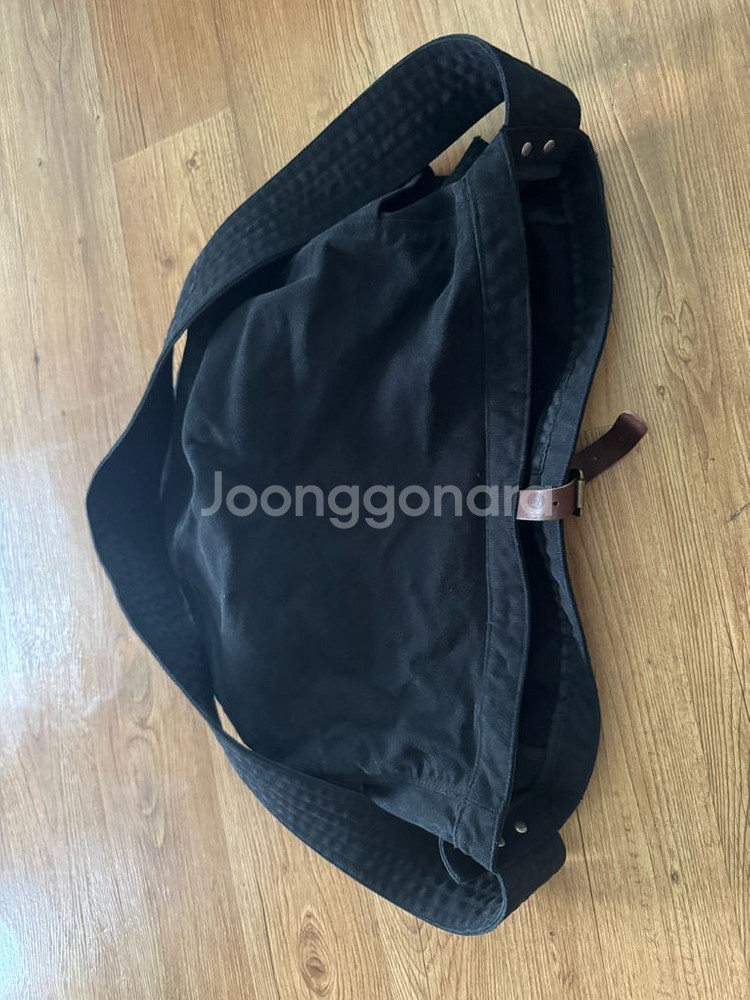 아트이프액츠 Garment Dyed Newsboy Bag_Black--1