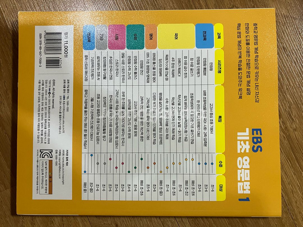 EBS 기초 영문법 1 새상품--1