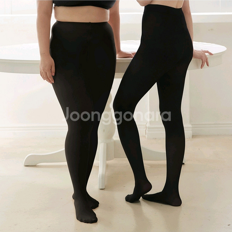 넉넉 150D/70D 블랙 스타킹 XL--3