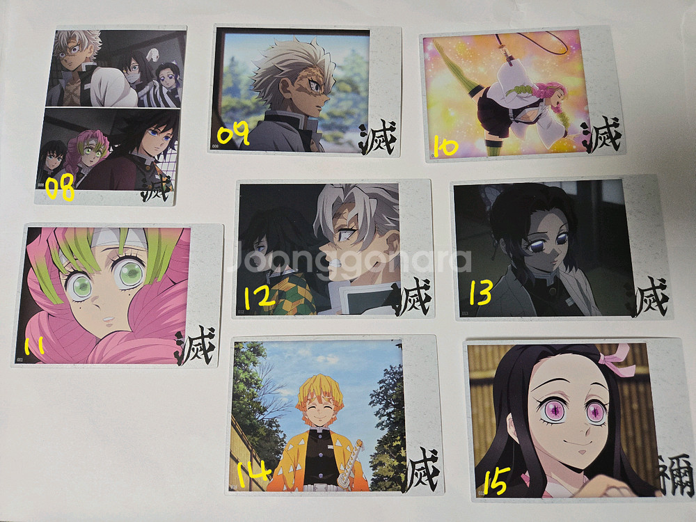 귀멸의칼날 콜렉팅카드 - 스틸 판매합니다--1