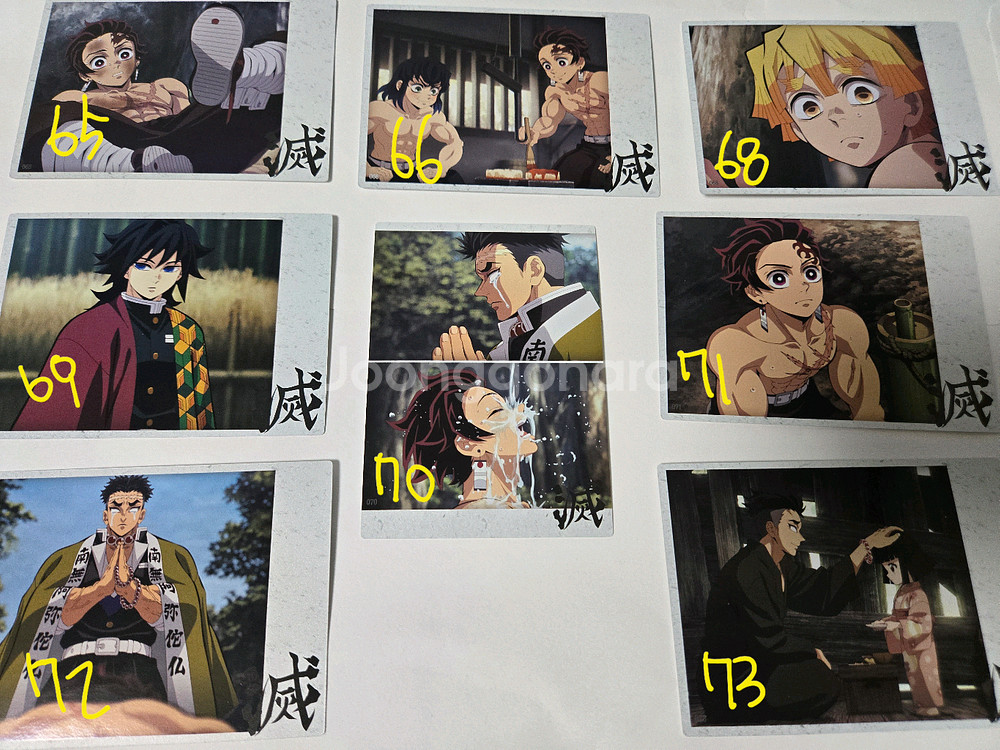 귀멸의칼날 콜렉팅카드 - 스틸 판매합니다--7