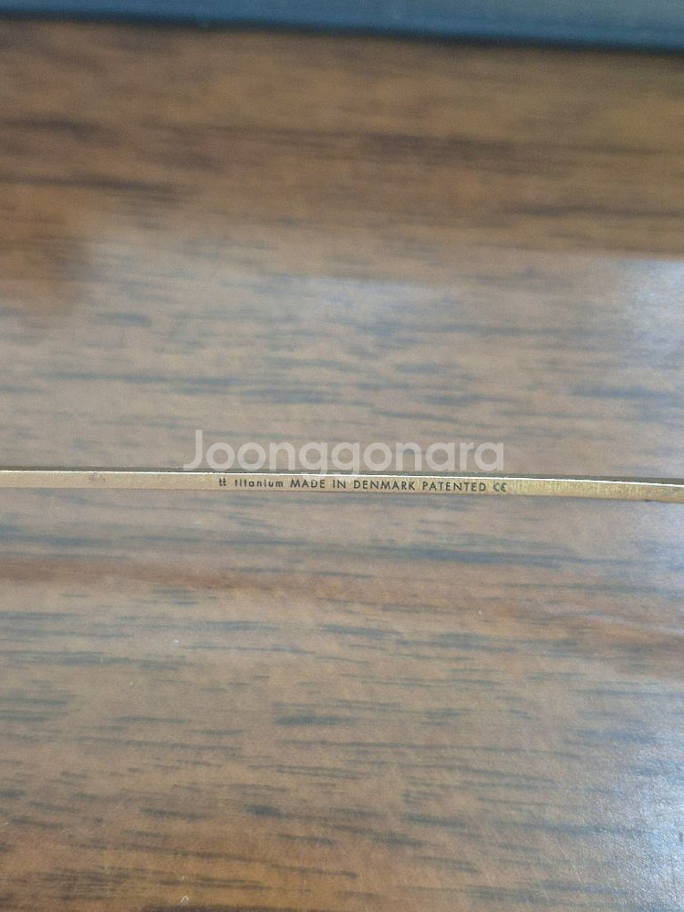 린드버그 씬타늄 5507 골드 투브릿지 안경테--6