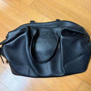 PXG 블랙 가죽 보스턴 골프백