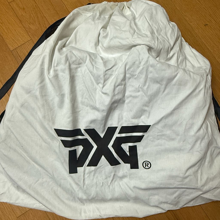 PXG 블랙 가죽 보스턴 골프백 이미지