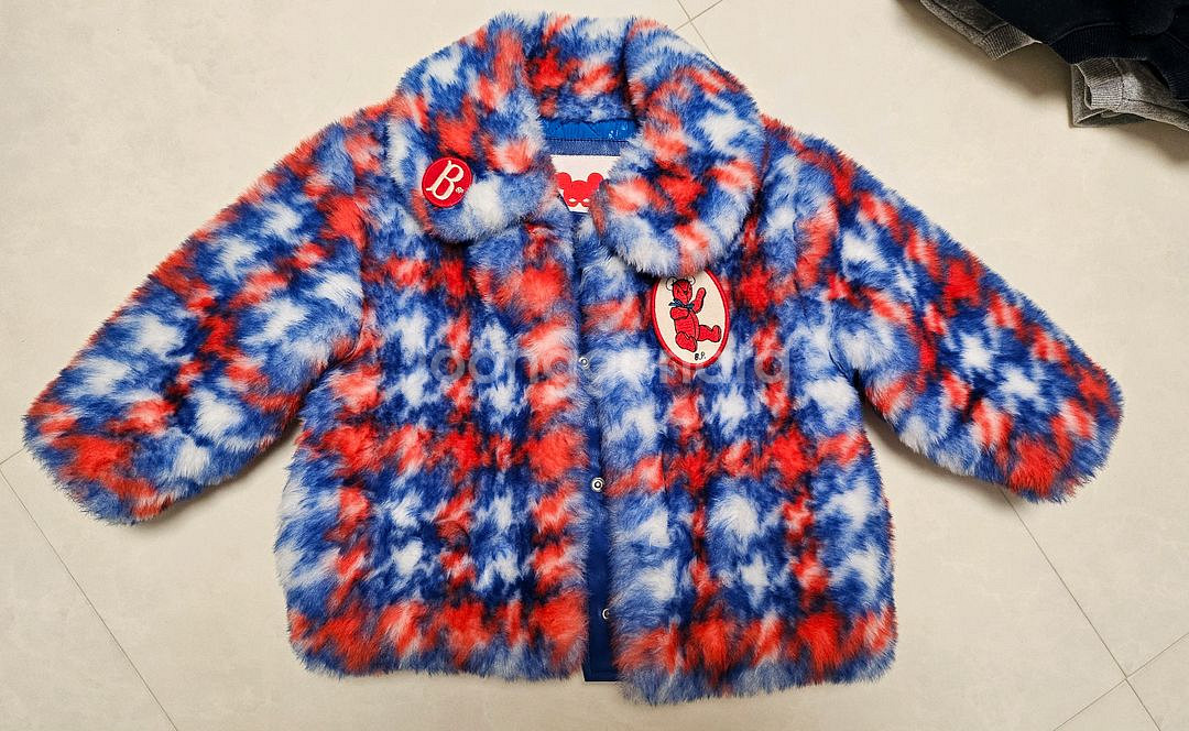 베베드피노 퍼 패딩 점퍼 100 (새상품급)--0