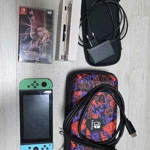 닌텐도 스위치 동물의 숲 에디션 + 게임 + 케이스 세트