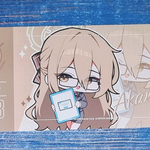 블루 아카이브 애니메이트 카페 특전인 금박티켓 팔아요.^^ 이미지