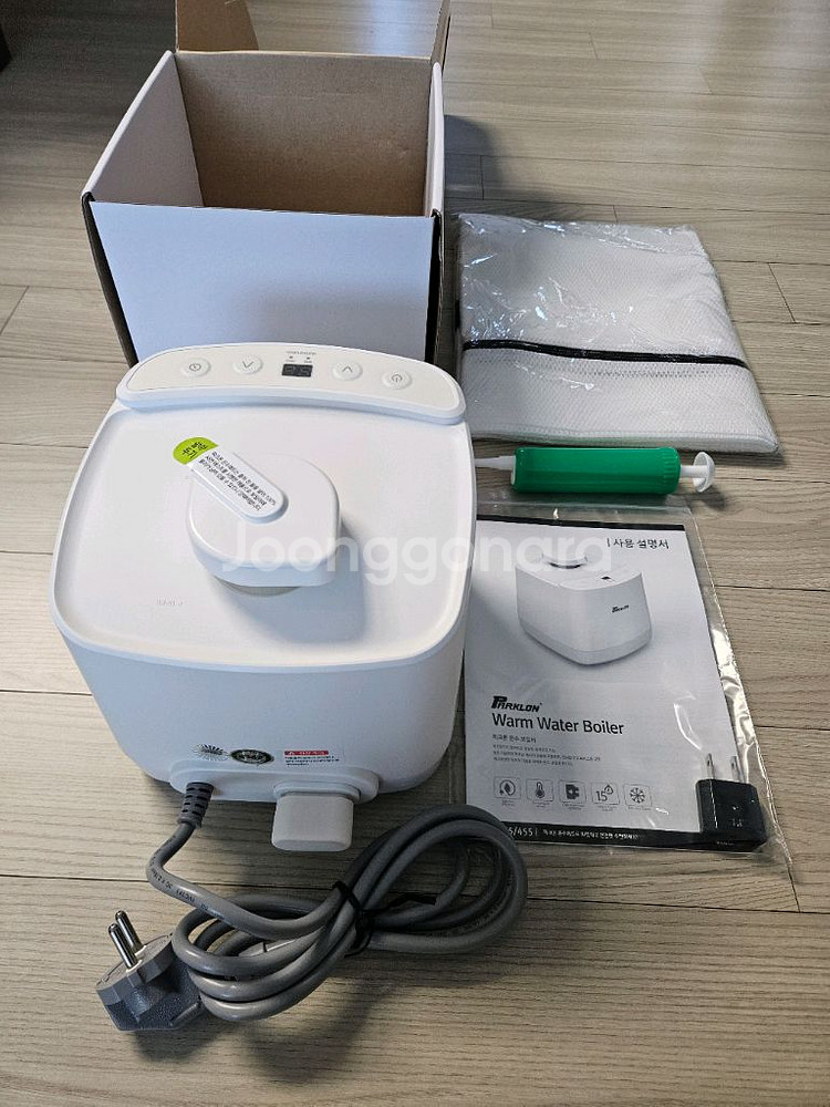 파크론 워셔블 온수매트 해외용(110V) 슈퍼싱글--1