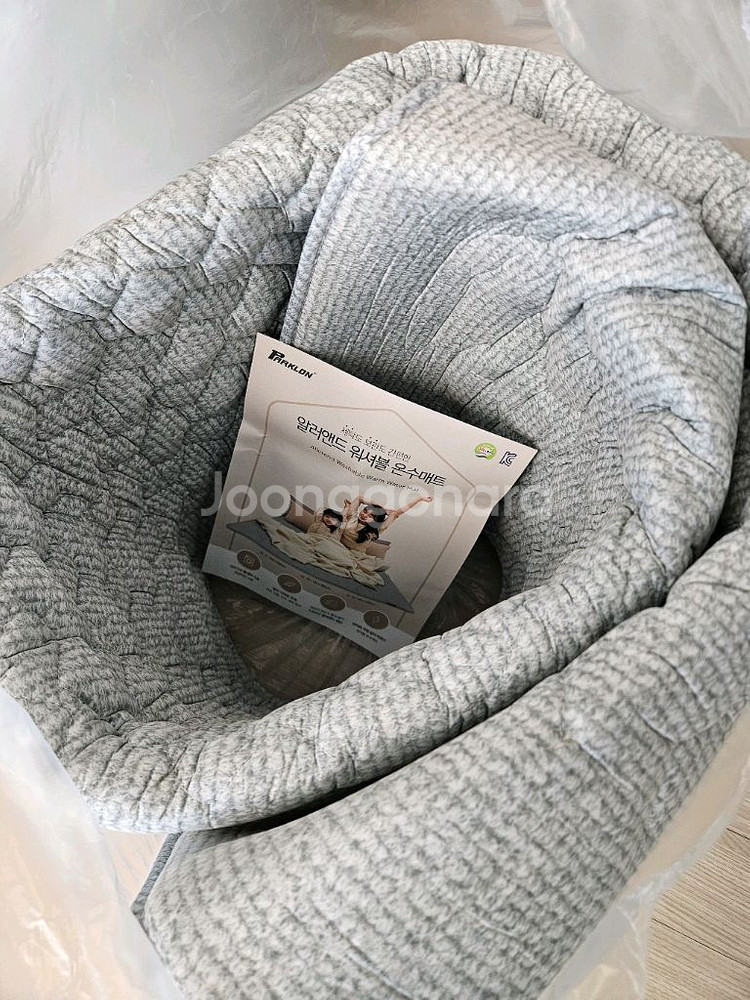 파크론 워셔블 온수매트 해외용(110V) 슈퍼싱글--0